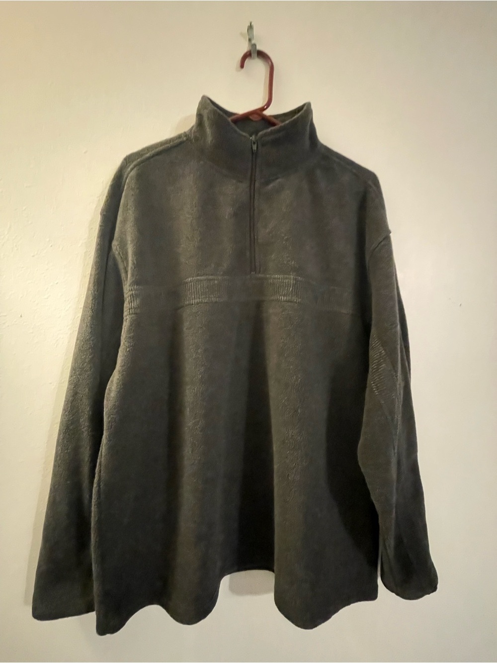 Bugle Boy Grey Half-Zip Fleece Pullover